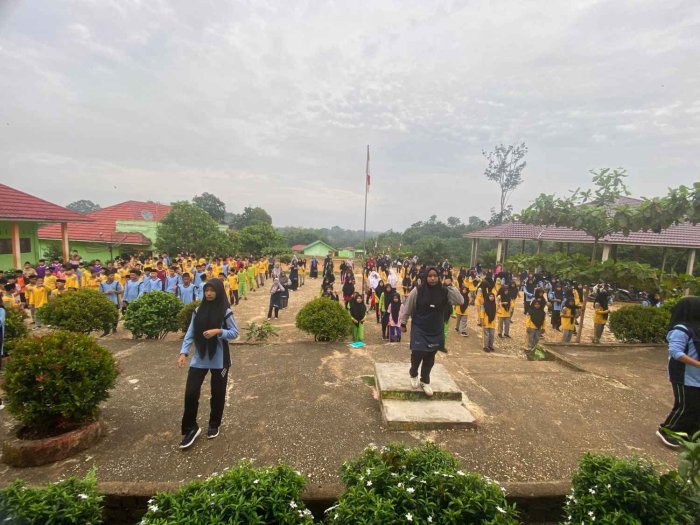 MTsN 6 Sarolangun Rutin Gelar Senam Sehat Setiap Sabtu