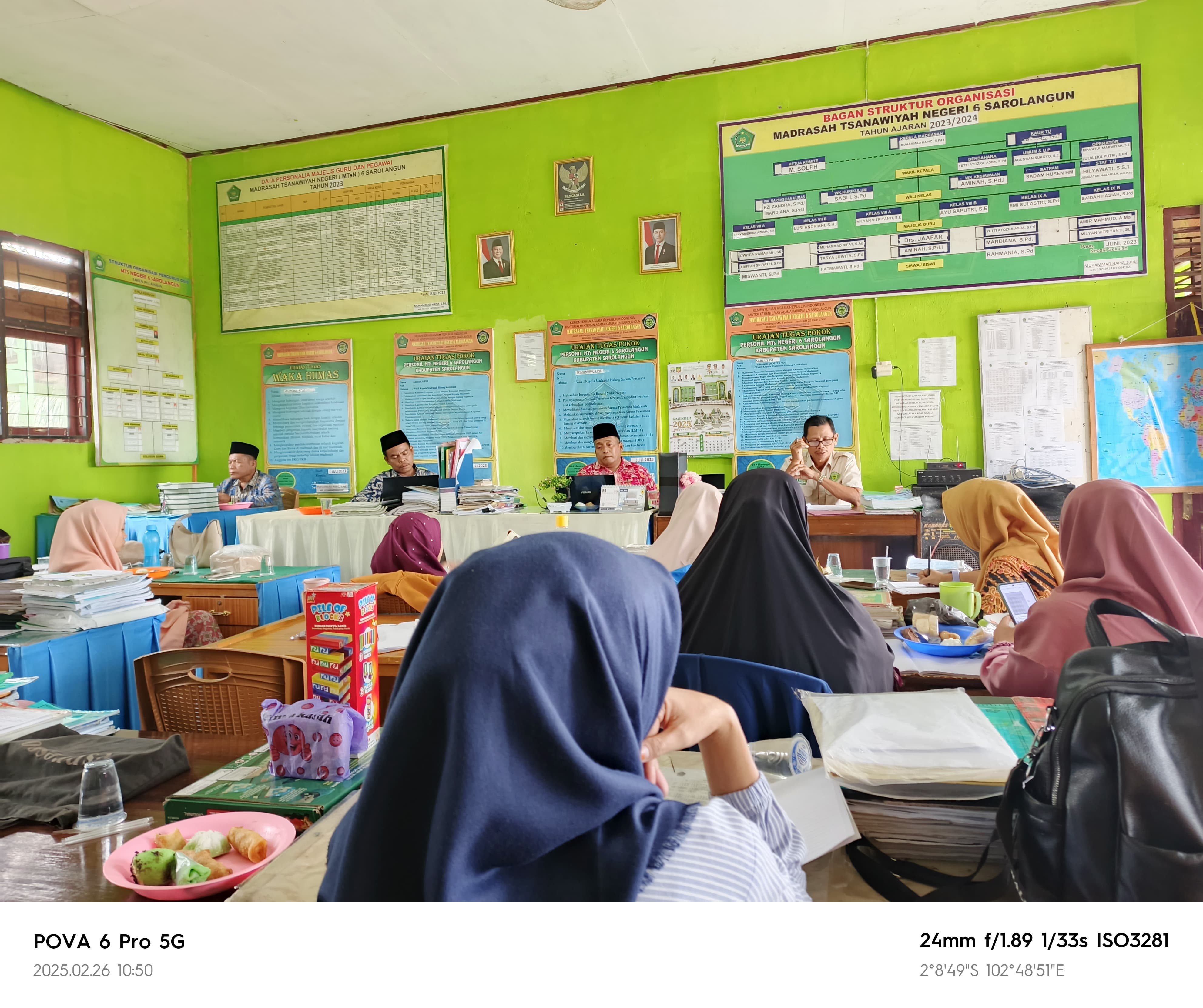 Sambut Ramadan Penuh Berkah, MTs Negeri 6 Sarolangun Gelar Rapat Koordinasi Persiapan Pembelajaran di Bulan Romadhan 